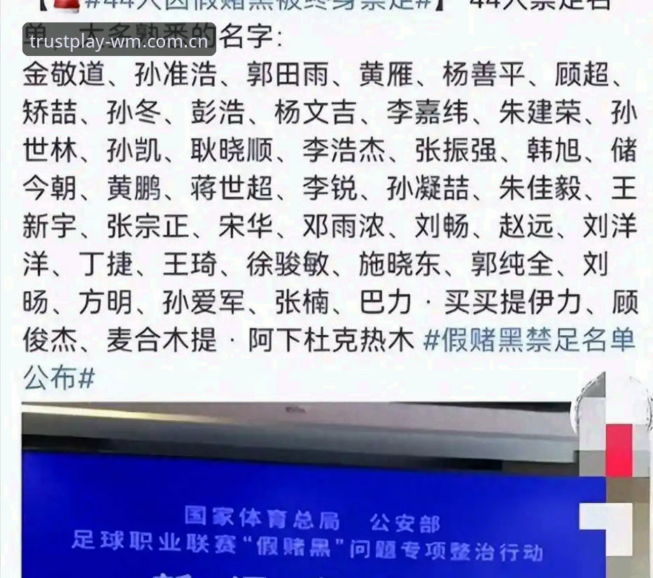 足协第三批禁足名单深度解析：终身禁赛与5年禁赛的对比分析